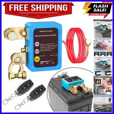 Remote Battery Disconnect Switch 12v, 240A, Upgrade Smart Voltage Car Kill Sw...