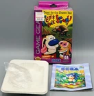 Ren & Stimpy Quest For Shaven Yak Sega Game Gear Box & Manual Authentic