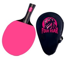 Ping Pong Racket Pink with 7 Layers | Pink Ping Pong Paddle for Players of Al...