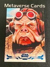 2025 Topps Star Wars Smugglers Outpost Kuiil 63/99 Stellar Art Card