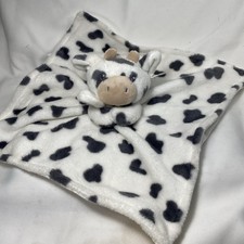 Carter's Spotted COW Security Blanket Baby Plush Lovey Toy with tags 13x13