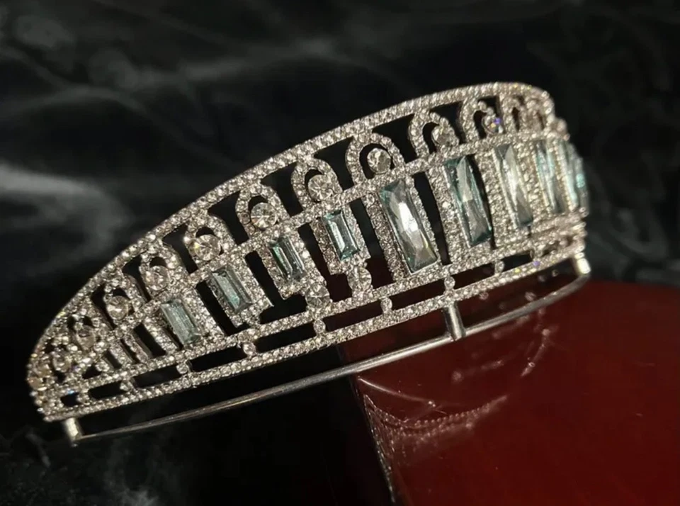 Русский аквамарин кокошник тиара копия - Изображение 4 из 4