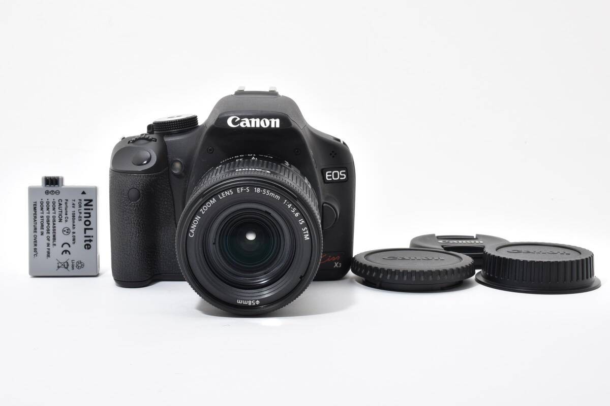 Canon EOS Kiss X3/EF-S 18-55mm IS (良品） 04-14-07 【公式通販】
