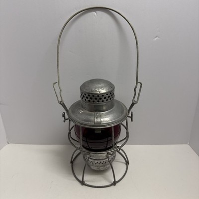 GM&O RR Original Gulf Mobile & Ohio Laterne Red Globe Dietz