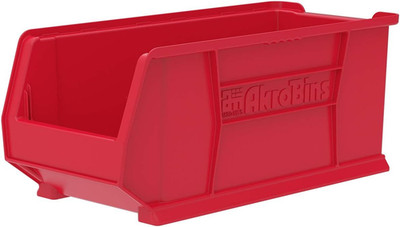 30287 Super-Size Akrobins Plastic Storage Bins, Space-Saving Stackable Bins for
