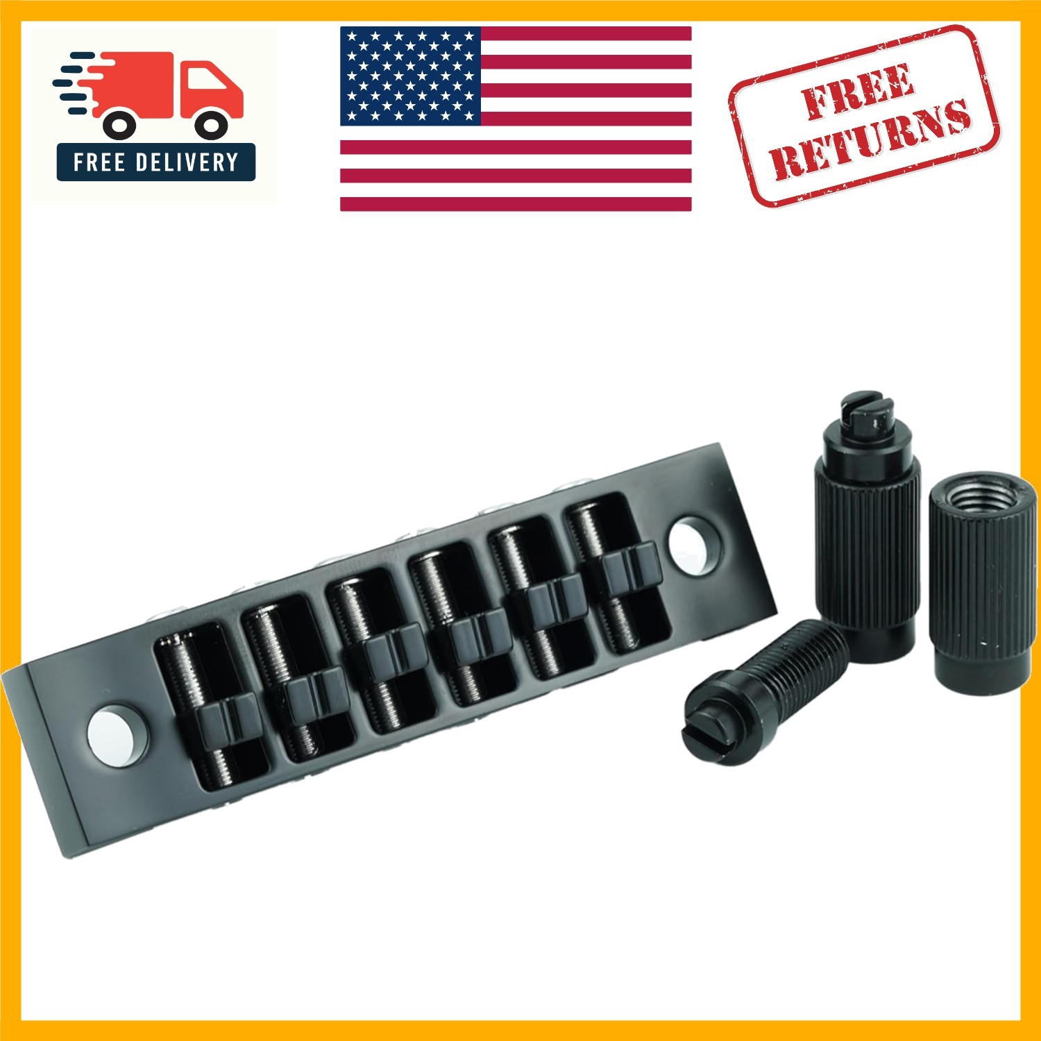 Pro-Grade Tune-o-Matic Bridge for Electric Guitars - Durable Zinc Alloy