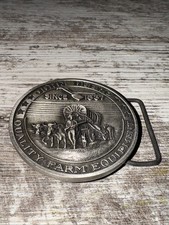 John Deere Since 1837 Quality Farm Equipment Belt Buckle Round