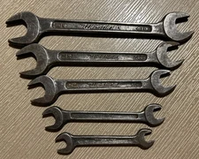 Vintage Westline Double Open End Wrenches- Set Of 5-USA