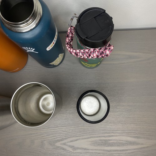 Yeti Hydroflask Bundle Lot Hiking Trail Silver Green Orange 32 40 Oz Rambler - Picture 7 of 17