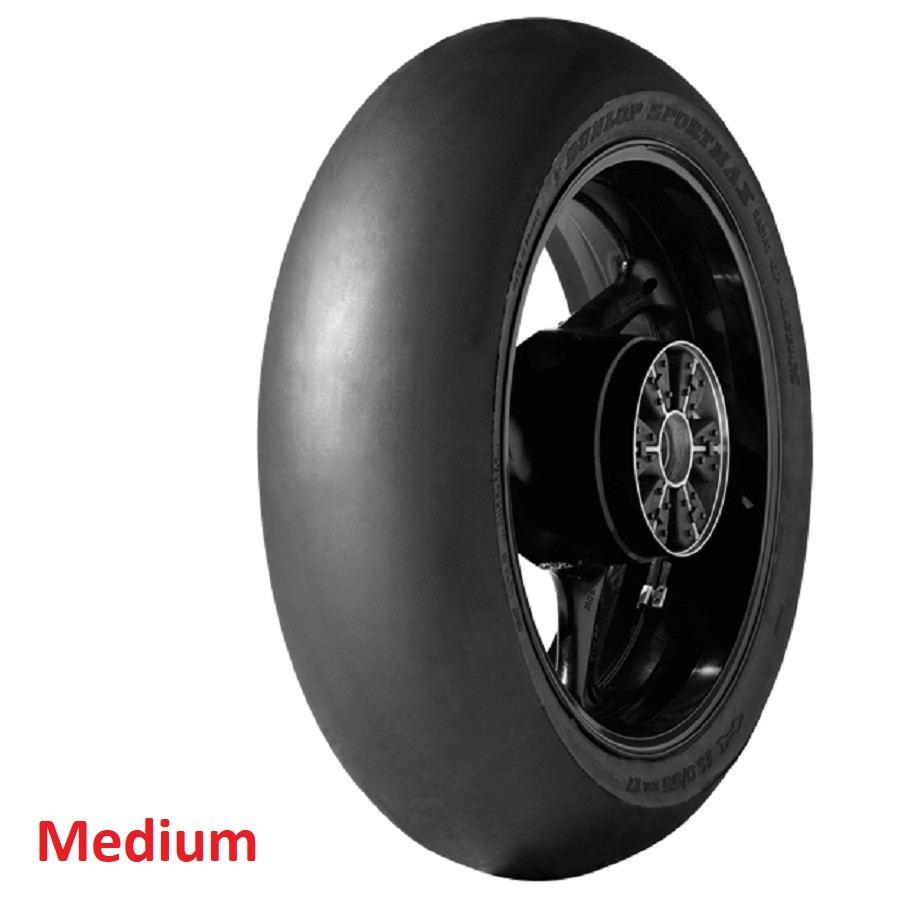 DUNLOP Sportmax GP Racer D212 Slick Tyre 200/55R17 NHS TL Rear Med Ducati