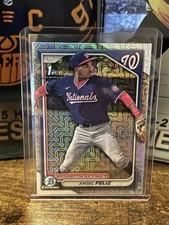 2024 BOWMAN CHROME PROSPECTS ANGEL FELIZ MOJO REFRACTOR #BCP 198