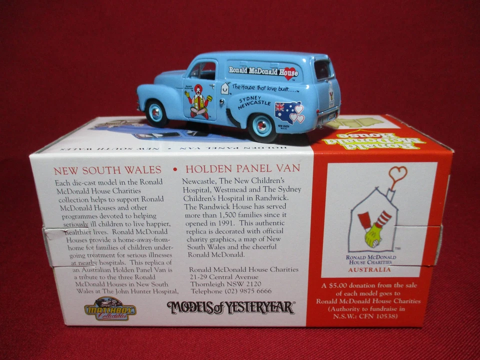1:43 1955 FJ Holden Panel Van McDonalds Matchbox Models of Yesteryear Car FX - Image 2 of 4
