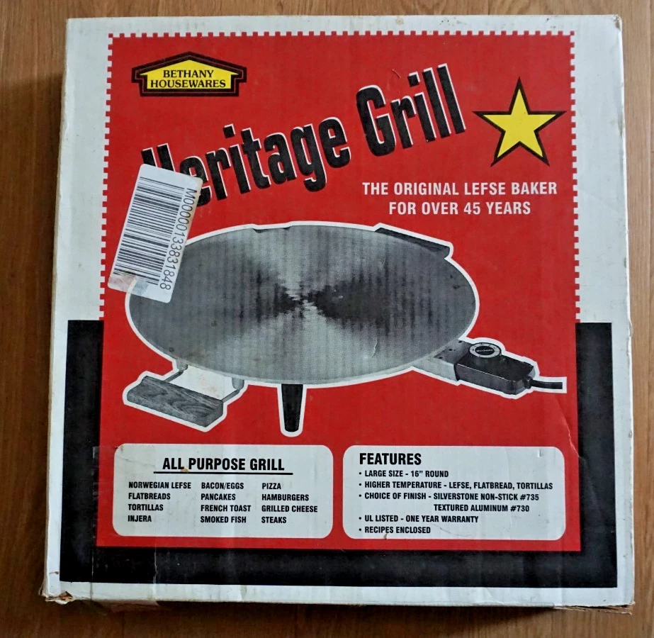 BETHANY HERITAGE ELECTRIC GRILL 730 ALUMINUM FINISH NEW READ!
