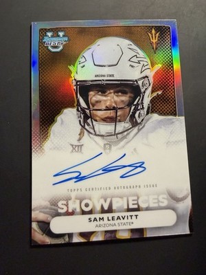 2025 Bowman Best U Sam Leavitt Showpieces Variation Refractor Auto