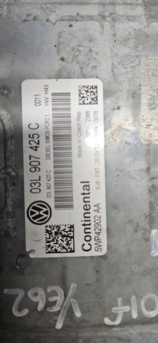 VW Golf TDI MK6 1.6 diesel ignition barrel key transponder engine ecu kit - Picture 9 of 15