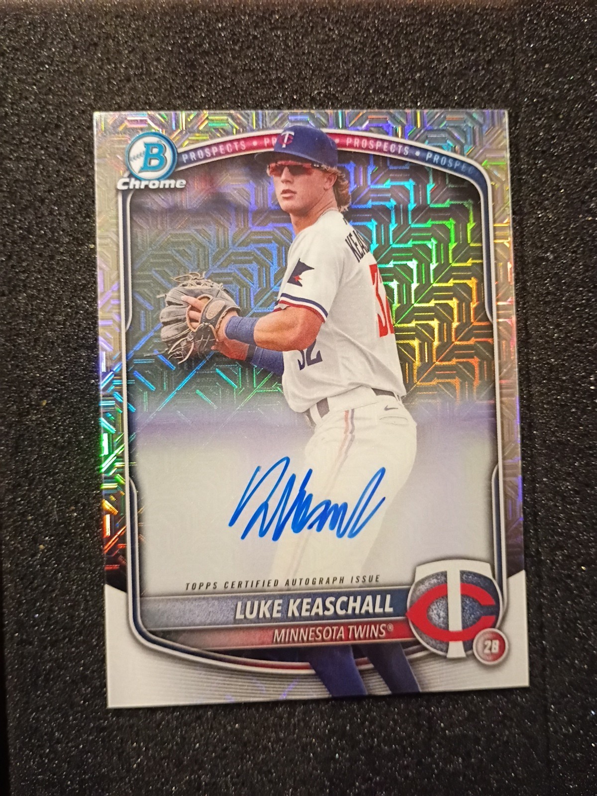 2025 Bowman - Chrome Prospect Mega Box Mojo Refractor Autographs Luke Keaschall