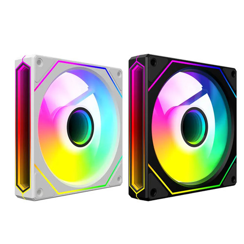 12CM Computer Chassis Fan,Infinite Prism ARGB Fan/3 Mirror Surfaces/4 Pin PWM - 第 1/28 張圖片
