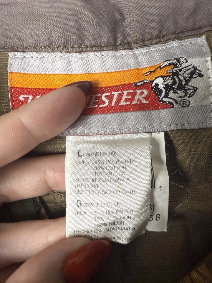 Pantalones Winchester Para Hombre Talla L 36-38 Camuflaje Caza Exterior Lados Ajustables *B167 Foto 2 de 4