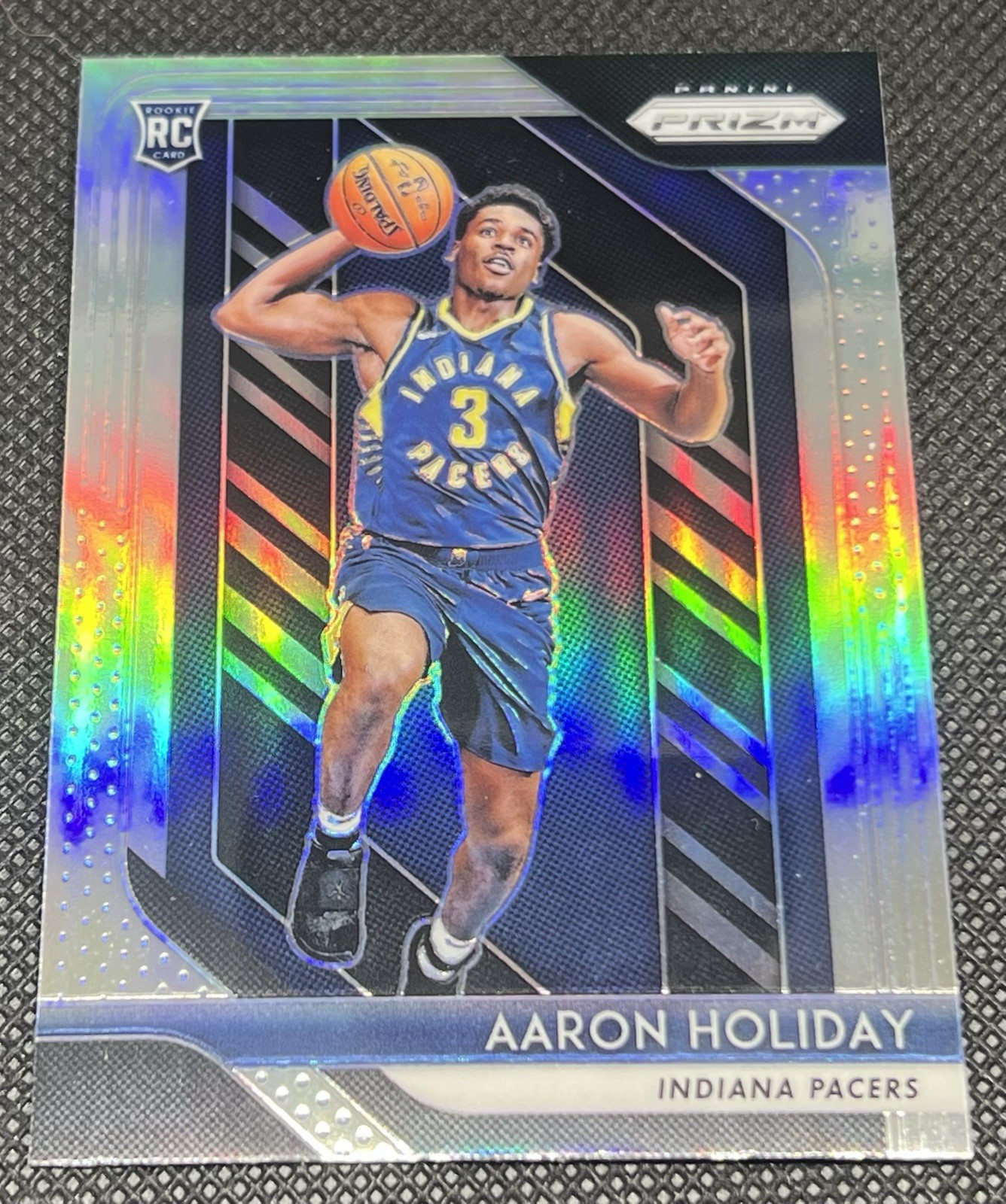 2018-19 Panini Prizm #114 Aaron Holiday Prizms Silver Indiana Pacers