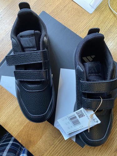 adidas Tensaur Sport 3.0 CF K Black School Trainers Shoes UK 2.5 BNIB