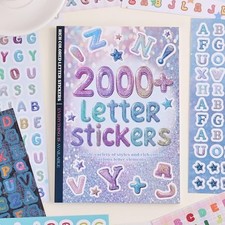 2000 Pcs Alphabet Sticker for Journaling,Fun Colorful Craft Letter Sticker...