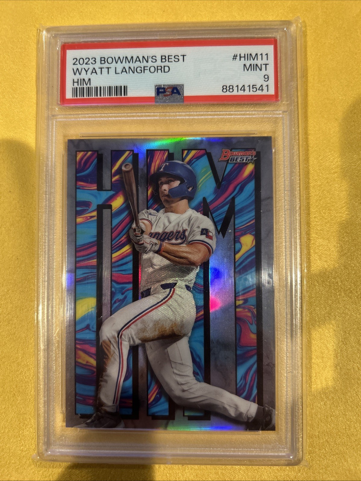 2023 Bowman's Best - Him Wyatt Langford #HIM-11 (RC)