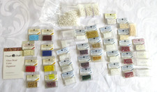 Mill Hill Seed Bead Destash Lot Packs Cross Stitch Embroidery Glass