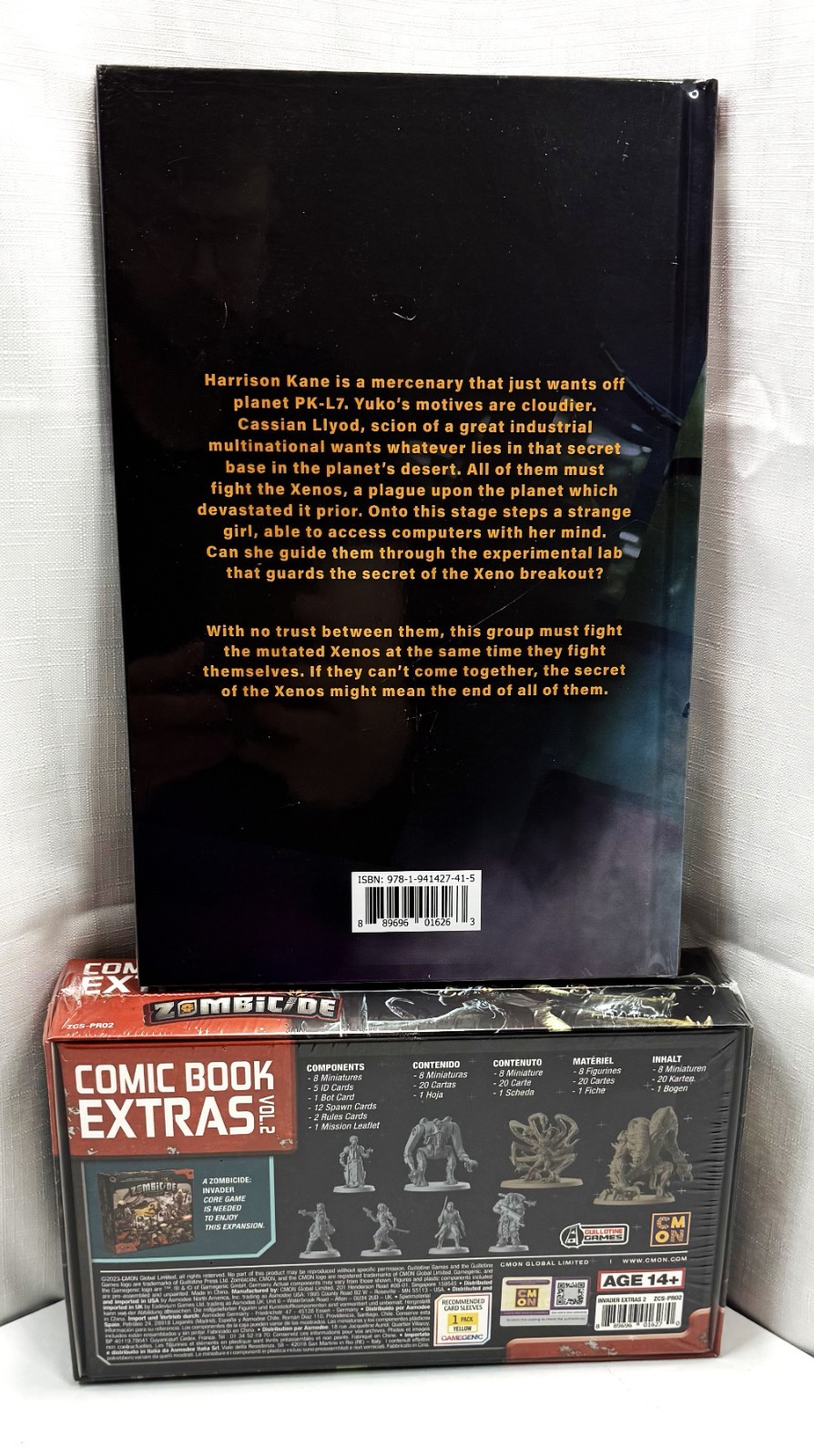 Zombicide: Invader Comic Book Extras Vol. 2 CMON New *Hardcover* OnlineExclusive