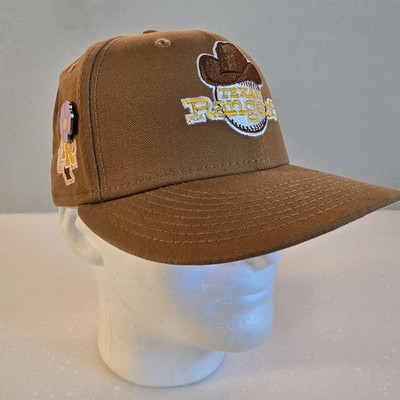7 1/4 Capanova Texas Rangers Sandy Cheeks Spongebob Club New Era Fitted Hat Pin