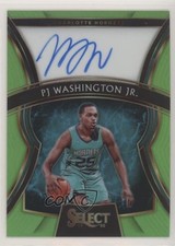 2019-20 Select Rookie Signatures Neon Green Prizm /99 PJ Washington Jr Auto 02ez
