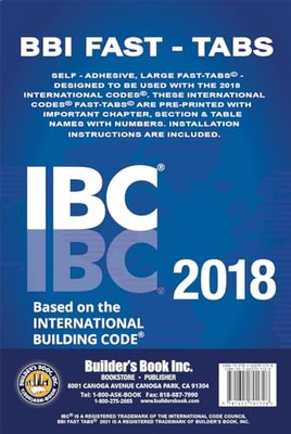 2018 International Building Code (IBC) Fast Tabs 2018 International Building