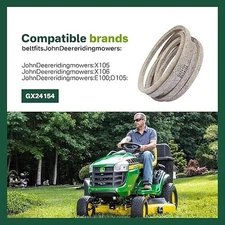 GX24154 1/2"x98" Belt for John Deere, Simplicity/Snapper, Ariens, and Husqvarna
