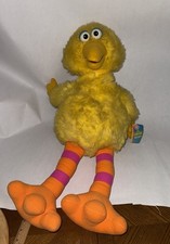 BIG BIRD Sesame Street Hasbro Softies 1985 Jumbo Plush Stuffed Animal Doll
