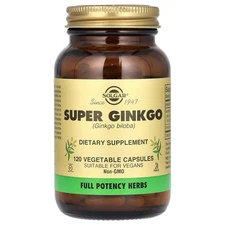 Super Ginkgo, 120 Vegetable Capsules