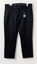 NWT-Chaps Mens Pants Straight flex waistband 34X28 (marked 34x29) black
