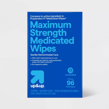 Up and Up Medicated Hemorrhoid Fragrance-free Wipes