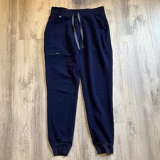 Figs Zamora Navy Blue Jogger Scrub Pants Women’s Size Small