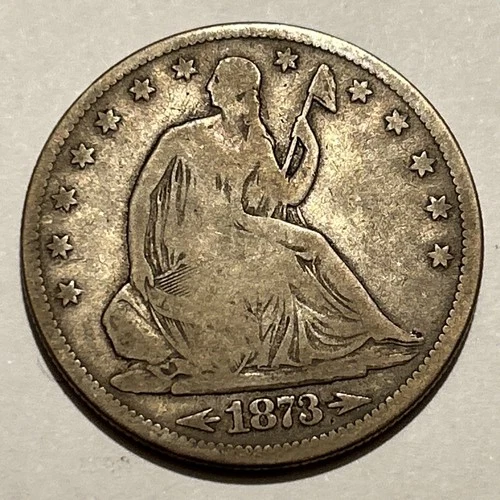 1873-CC Seated Liberty Half Dollar — photo from the most recent tracked eBay sale