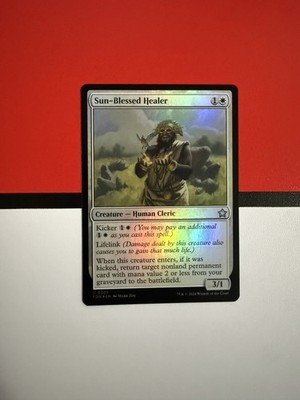 Magic: The Gathering Sun-Blessed Healer U FDN 025 Foil