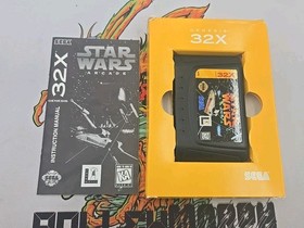 🔥 STAR WARS ARCADE - Sega Genesis 32X Complete In Box CIB, Tested Working 🔥