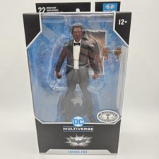 McFarlane DC Multiverse Batman Begins Lucius Fox Platinum Action Figure NEW  A3