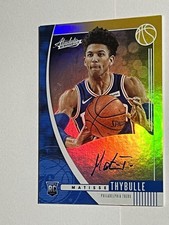 2019-20 Absolute Matisse Thybulle ON-CARD ROOKIE AUTO #FA-MOB Frequent Flyers. rookie card picture