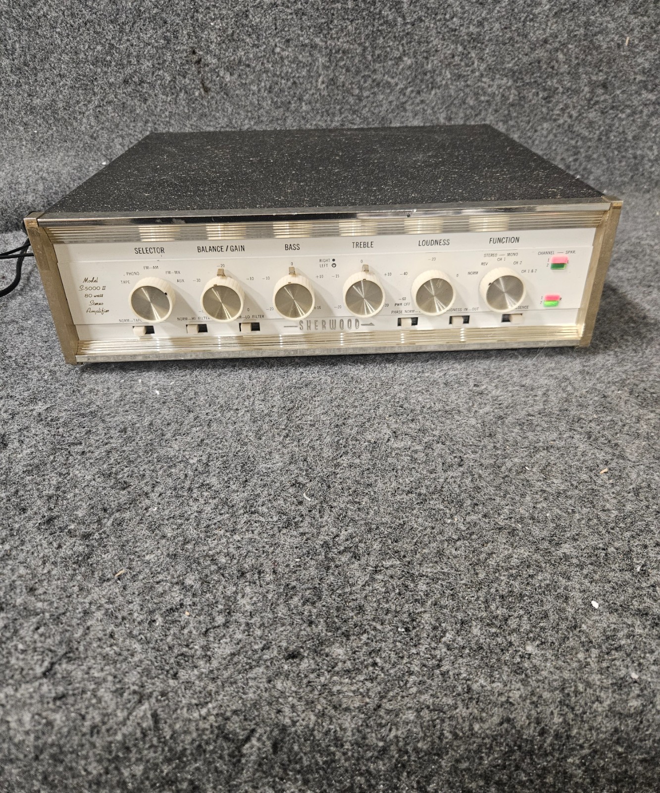Sherwood S-5000II vintage audio equipment - eBay listing photo 1