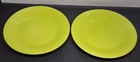 Homer Laughlin Fiesta Ceramic Dinner Plates Lemongrass Green Set of 2 USA
