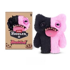 FUGGLER Baddies Series Cute  Cool Monster Plush Toy New - Black Pink Moster