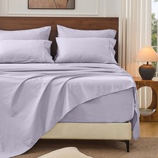 Sheets King Size 4 Piece 100 French Linen 18-24 Deep Lavender Bedlifes