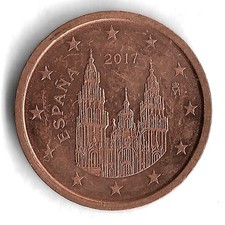 2017 Spain 2 Euro Cents World Coin - KM# 1041 (b)