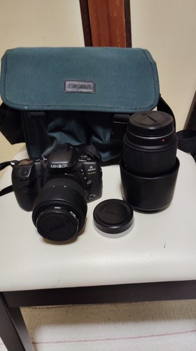 MINOLTA 55mm camera zoom lens 70-300mm