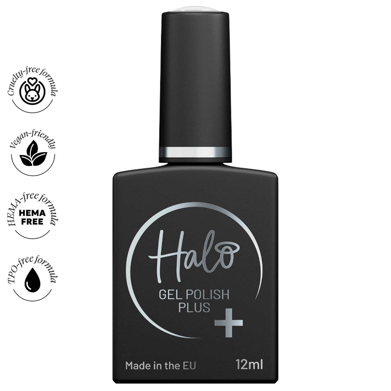 Halo TPO-Free & Hema-Free Gel Polish Plus - Non Wipe Top Coat 12ml (HP504)