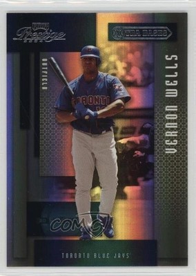 2004 Playoff Prestige Xtra Bases Green 12/150 Vernon Wells #200 1u6